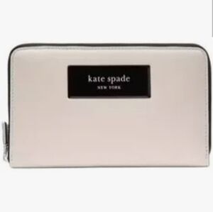 Kate Spade Label Medium Zip Wallet
